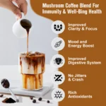 BEWORTHS 10 in 1 Lion's Mane Mushroom Coffee Supplement with Reishi - Image 4